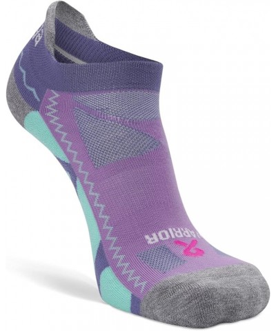 Grit and Grace Women's Arch Support Performance No-Show Athletic Running Socks Beautiful Warrior Violet $9.91 Activewear