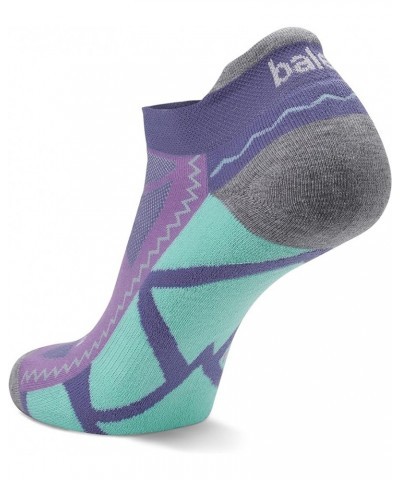 Grit and Grace Women's Arch Support Performance No-Show Athletic Running Socks Beautiful Warrior Violet $9.91 Activewear