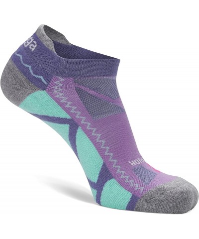 Grit and Grace Women's Arch Support Performance No-Show Athletic Running Socks Beautiful Warrior Violet $9.91 Activewear