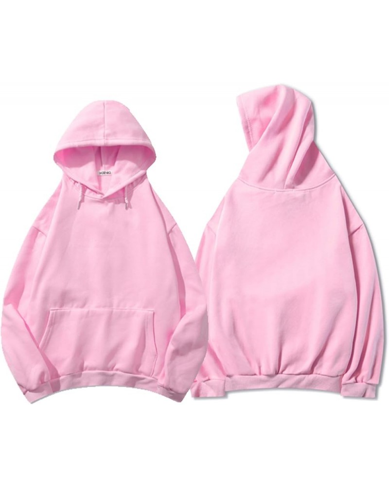 Cute Dog Corgi Printing and Solid Hoodie Cotton Warm Plush Sweatshirts for Women Pink 5 $17.80 Hoodies & Sweatshirts