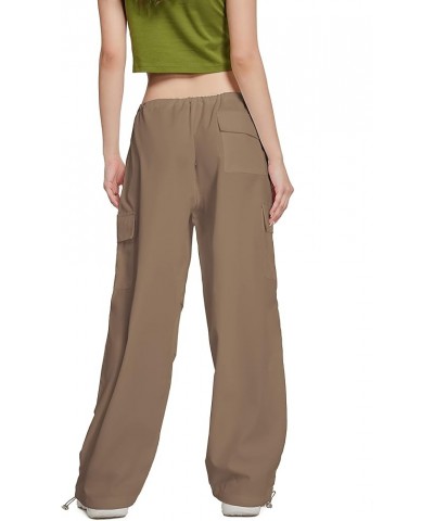 Parachute Pants for Women,Y2K Pants,Low Waisted Wide Leg Pants for Women Casual Pants Loose Fit-2023 Trendy 04 Khaki $14.68 P...