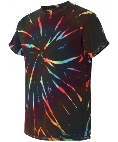 Mens Multi-Color Spiral Short Sleeve T-Shirt (200MS) Aurora $9.38 T-Shirts