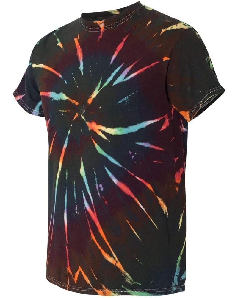 Mens Multi-Color Spiral Short Sleeve T-Shirt (200MS) Aurora $9.38 T-Shirts