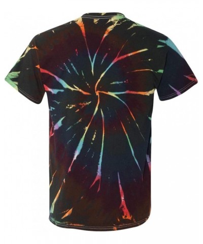 Mens Multi-Color Spiral Short Sleeve T-Shirt (200MS) Aurora $9.38 T-Shirts