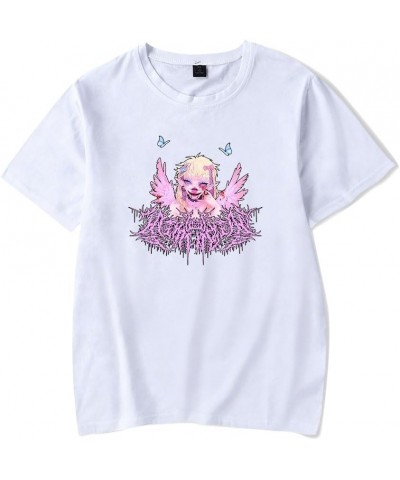 Jazmin Bean T-Shirt Women Men Crewneck Short Sleeve Tee Fashion Unisex Summer Tops White $9.25 T-Shirts