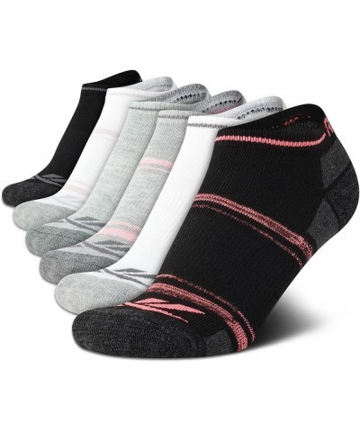 Women's Athletic Socks - Performance Cushioned Low Cut Socks (6 Pack) Black/Grey/White 4-10 $10.50 Activewear