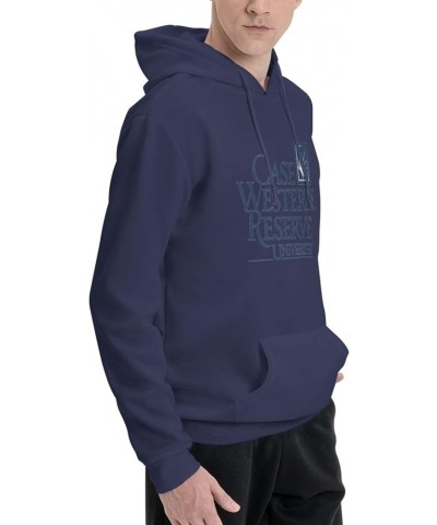 Case Western Reserve University Logo Womens Casual Hoodies Pullover Tops Drawstring Long Sleeve Sweatshirts Navy Blue $13.40 ...