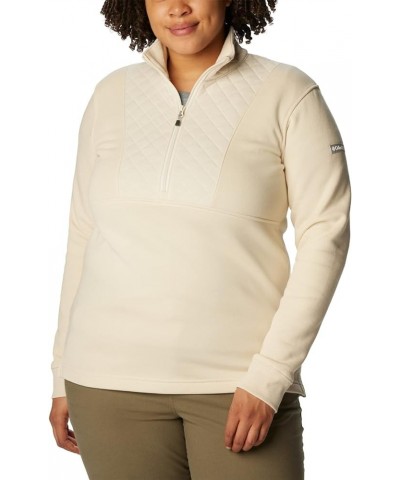 Women's Lodge Quilted 1/4 Zip Chalk $24.67 Jackets