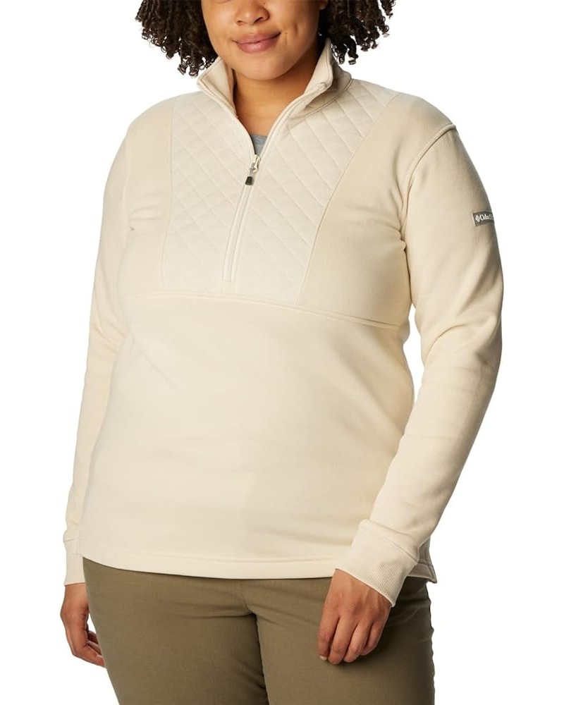 Women's Lodge Quilted 1/4 Zip Chalk $24.67 Jackets