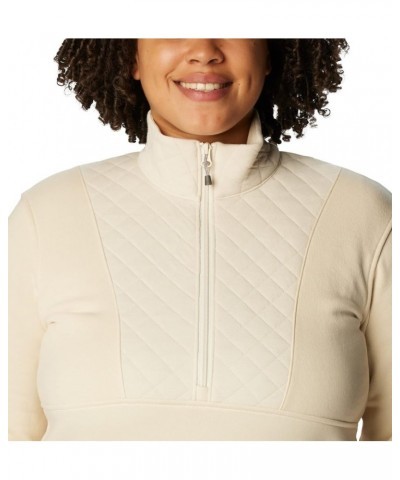 Women's Lodge Quilted 1/4 Zip Chalk $24.67 Jackets