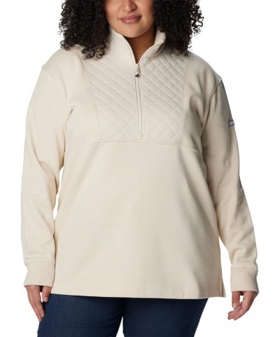 Women's Lodge Quilted 1/4 Zip Chalk $24.67 Jackets