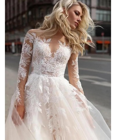 Lace Beach Boho Wedding Dresses for Bride 2023 Long Bohemian Mermaid Bridal Gowns for Women MR46 A-white $70.95 Dresses