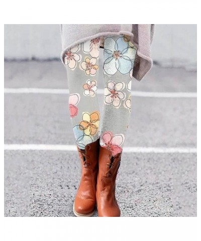 Girls Leggings Autumn Casual Print Leggings Boot Pants Girls Leggings Light Blue-a $8.81 Activewear