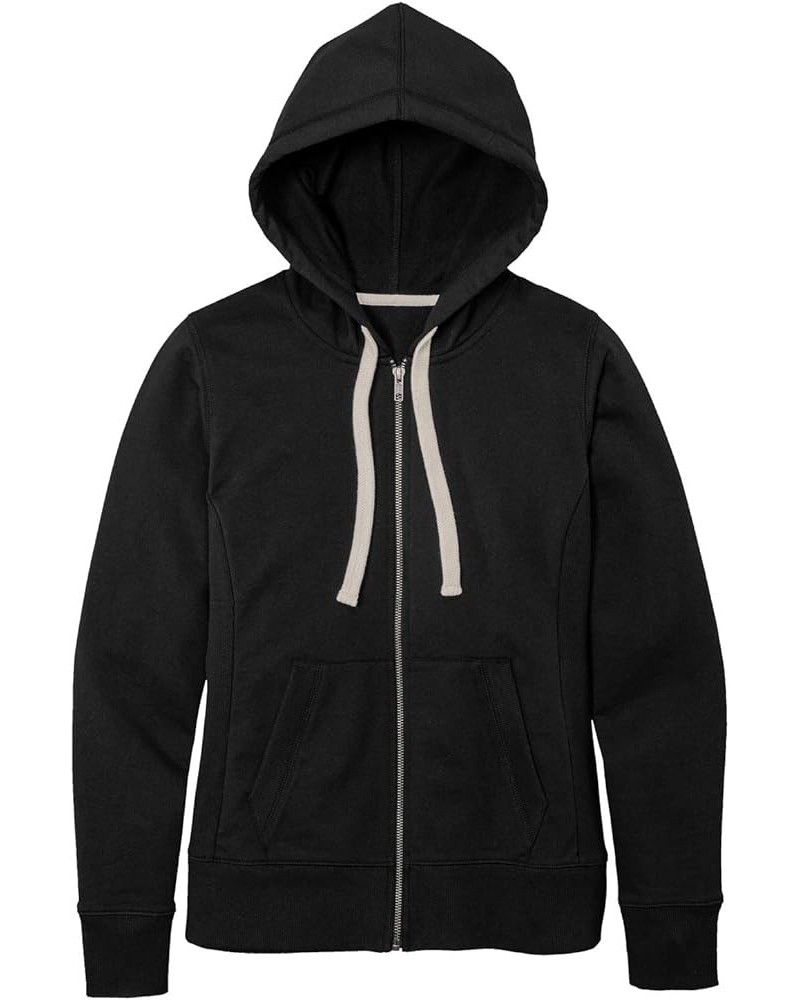 Women's Re-Fleece Full-Zip Hoodie DT8103 Black $16.44 Jackets