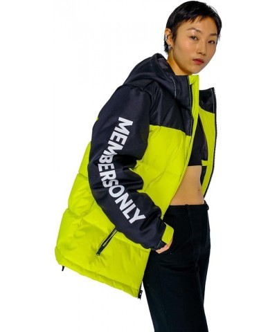 Men's Mo Puffer Jacket For Women | Oversized Jacket | Lime $22.36 Jackets