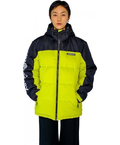 Men's Mo Puffer Jacket For Women | Oversized Jacket | Lime $22.36 Jackets