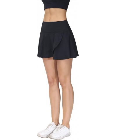 Millie Rose Tennis Skirts - Cute Golf Skort - High Waisted Pickleball Skirt with Undershorts and Ball Pocket Jet Black $31.39...