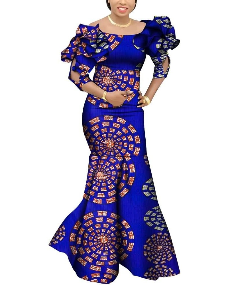 Fashion Robe Africaine Femme Elegant Maxi Long Dresses African Ankara Print Mermaid Dresses Dashiki Evening Gowns C10 $40.59 ...