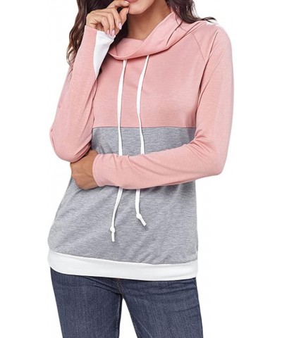 Womens Vintage Sweatshirts Classic Cowl Neck Fitting Long Sleeve Hoodies Jumper Top for Ladies Green(251483 ) $24.19 Hoodies ...