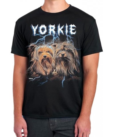 Heavy Metal Tshirt with Dogs on Them for Men & Women and Dog Lovers Funny Rock Band Tshirts Yorkie $12.00 Shirts