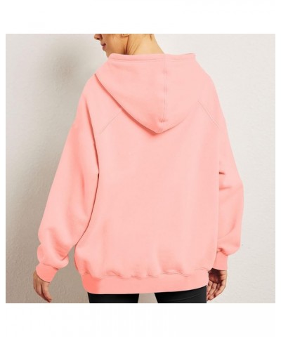 Women's Oversized Hoodies Fleece Casual Long Sleeve Hooded Pullover Fall Fashion Sweatshirts Y2K Clothes with Pockets A01_pin...