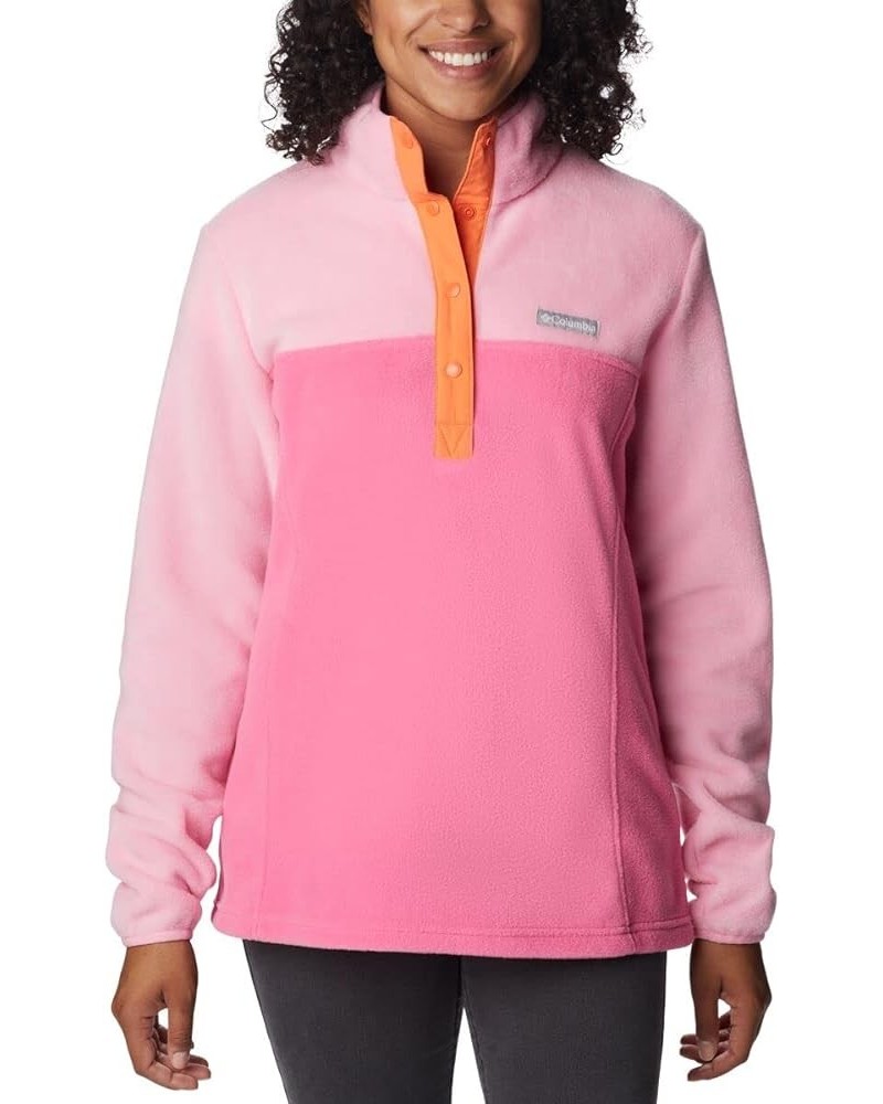 Women's Benton Springs Half Snap Pullover Wild Geranium/Wild Rose $20.50 Sweaters