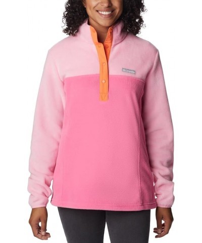 Women's Benton Springs Half Snap Pullover Wild Geranium/Wild Rose $20.50 Sweaters