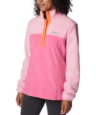 Women's Benton Springs Half Snap Pullover Wild Geranium/Wild Rose $20.50 Sweaters