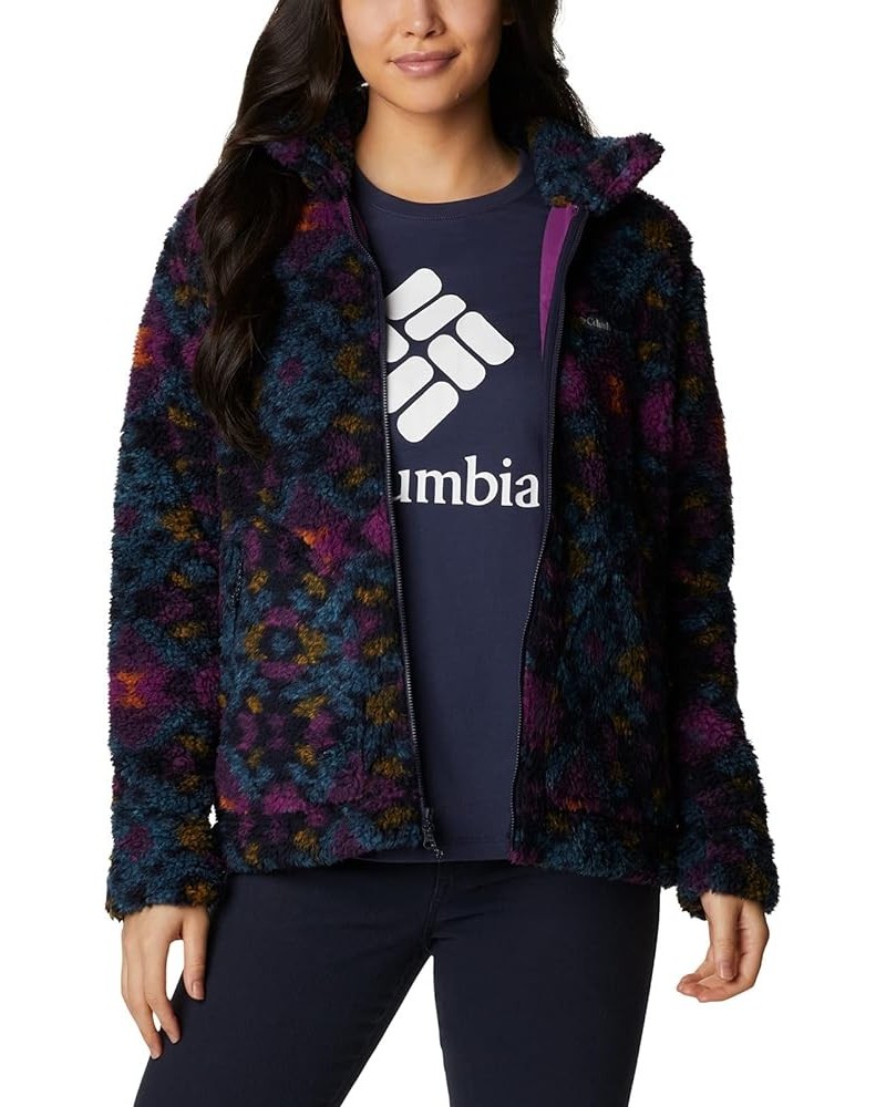 Womens Winter Pass Sherpa FzWinter Pass Sherpa Full Zip Plum Blanket Print $30.27 Jackets