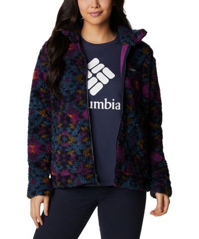 Womens Winter Pass Sherpa FzWinter Pass Sherpa Full Zip Plum Blanket Print $30.27 Jackets