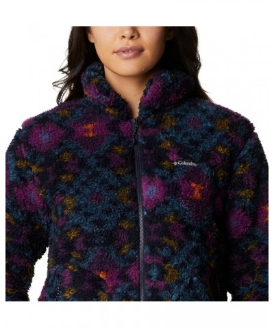 Womens Winter Pass Sherpa FzWinter Pass Sherpa Full Zip Plum Blanket Print $30.27 Jackets