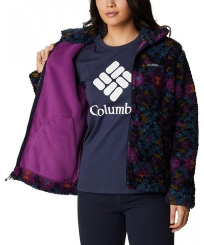 Womens Winter Pass Sherpa FzWinter Pass Sherpa Full Zip Plum Blanket Print $30.27 Jackets