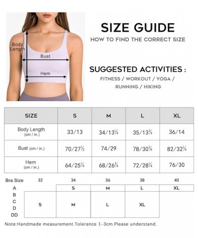 Sports Bras for Women - Activewear Strappy Padded Workout Yoga Tops Bra Off-white $15.38 Lingerie