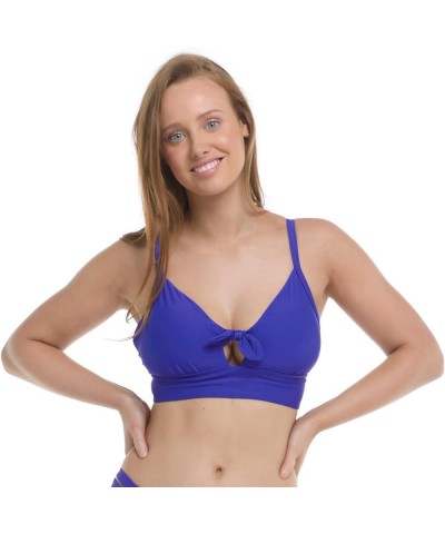 Women's Standard Smoothies Olivia Solid D, Dd, E, F Cup Bikini Top Swimsuit with Adjustable Tie Back Nightlife $22.74 Swimsuits