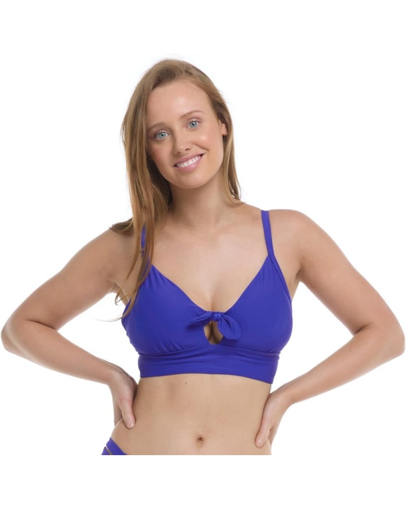 Women's Standard Smoothies Olivia Solid D, Dd, E, F Cup Bikini Top Swimsuit with Adjustable Tie Back Nightlife $22.74 Swimsuits