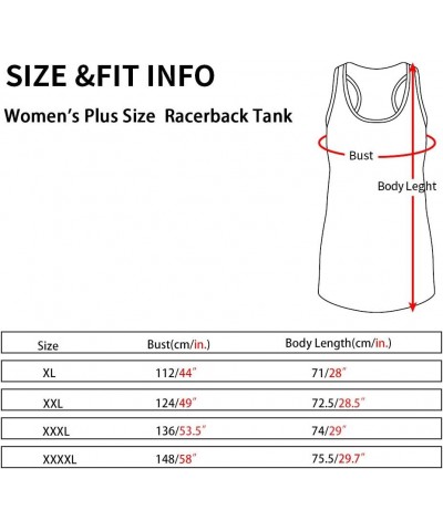 Plus Size Workout Tank Tops for Women-Womens Novelty Funny Saying Fitness Gym Racerback Sleeveless Shirts Racerback Tank-blac...