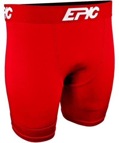 Epic Adult Wicking Compression Shorts Scarlet $6.43 Shorts