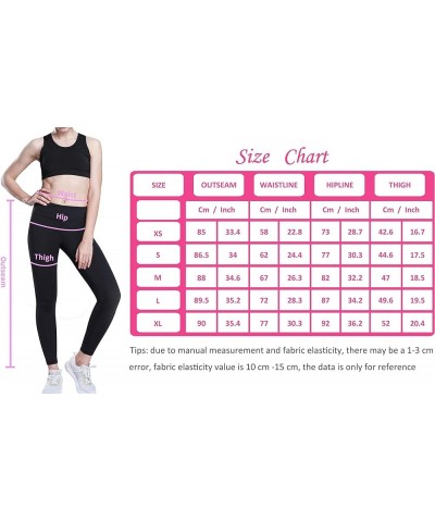 Women's High Waisted Pattern Leggings Full-Length Yoga Pants Ant with Leaf Black Watch Tartan Plaid $17.97 Activewear