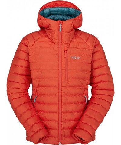 Women's Microlight Alpine Down Jacket for Hiking, Climbing, & Skiing Red Grapefruit $73.21 Jackets