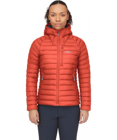 Women's Microlight Alpine Down Jacket for Hiking, Climbing, & Skiing Red Grapefruit $73.21 Jackets