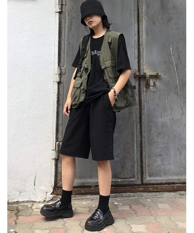 Women's Fashion Outdoor Fishing Vest Safari Photo Multi Pockets Travel Vest Armygreen $14.96 Vests