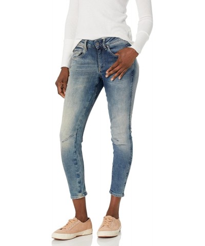 Women's Arc 3D Mid Rise Skinny Fit Jeans, Medium Aged, 26W x 30L $32.19 Jeans