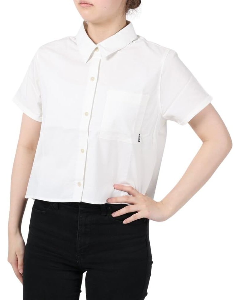 Womes Chambray Hi-Lo Woven Shirt Tofu $19.56 Blouses