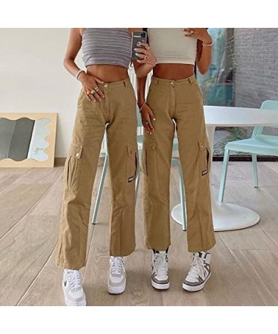 Indie Aesthetics E-Girl Vintage Trousers for Women Low Waist Flare Pants Slim Fit Pockets Fashion Black Pants Y2K Streetwear ...