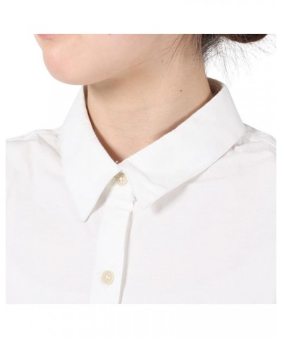 Womes Chambray Hi-Lo Woven Shirt Tofu $19.56 Blouses