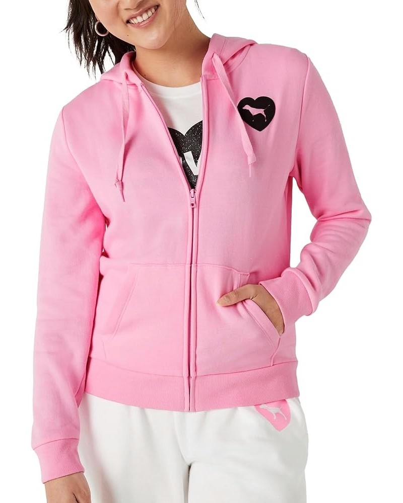 PINK Fleece Zip Up Perfect Hoodie (XS-XXL) Sweet Rosette Pink Originals $24.34 Hoodies & Sweatshirts