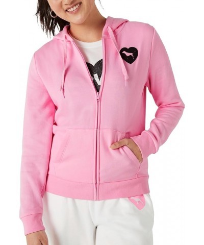 PINK Fleece Zip Up Perfect Hoodie (XS-XXL) Sweet Rosette Pink Originals $24.34 Hoodies & Sweatshirts