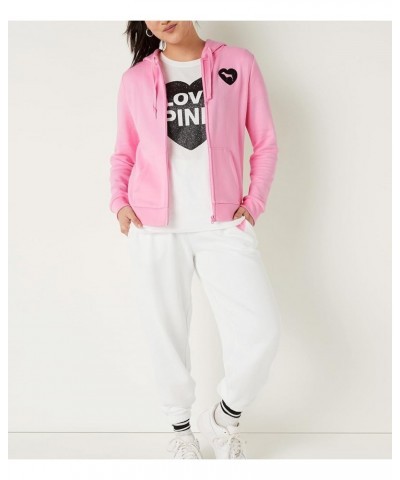 PINK Fleece Zip Up Perfect Hoodie (XS-XXL) Sweet Rosette Pink Originals $24.34 Hoodies & Sweatshirts