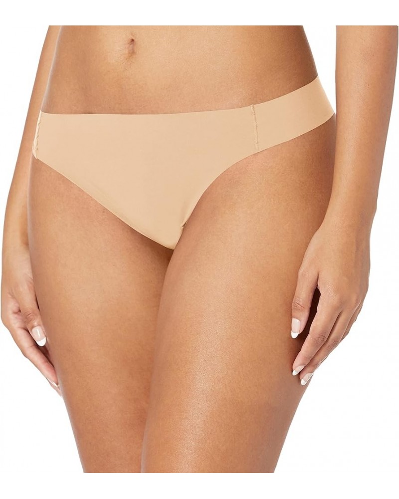 Women's Comfort Devotion Flawless No Show Thong Dmlctg Latte Lift $3.30 Lingerie