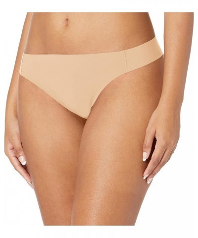 Women's Comfort Devotion Flawless No Show Thong Dmlctg Latte Lift $3.30 Lingerie